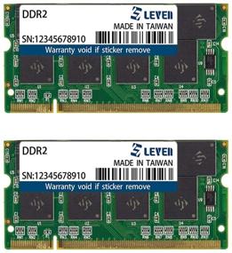 img 1 attached to 💾 LEVEN DDR2 8GB (4GB×2) 800MHz PC6400 Non-ECC SODIMM Модуль памяти Ram Upgrade - (JR2S800172208-4Mx2) для ПК/Ноутбук