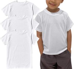 img 3 attached to Pack of 3 or 6 Classic Cotton Undershirt T-Shirts for Boys - ToBeInStyle