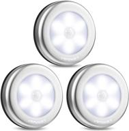 🔦 urpower closet lights: battery-powered led motion sensor light 3-pack логотип