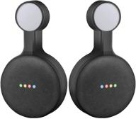 🔌 space-saving outlet wall mount holder for google home mini (1st gen) - black 2-pack логотип