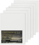 🖼️ high-quality centurion deluxe oil primed linen panel 6-pack 8x8" for artists and art enthusiasts logo