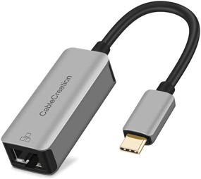 img 4 attached to CableCreation USB C Hub with Concealed Cable, Compatible with MacBook Air 2018, MacBook Pro 2019/2018, Dell XPS 13, in Black