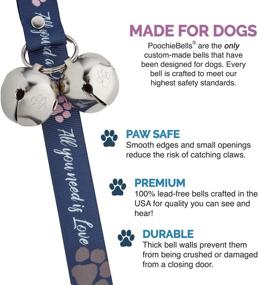 img 2 attached to PoochieBells Classic Collection: The Original Dog Potty Training Doorbell - Made in USA!