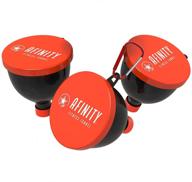 🏋️ afinity protein powder funnel container – supplement container with key chain – pack of 3 logo