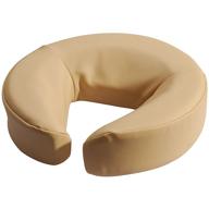 universal face cushion/pillow for massage tables - master massage accessories in beige cream logo