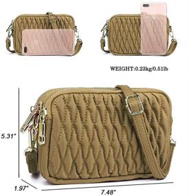 img 3 attached to Crossbody Shoulder Handbags Adjustable Pockets Women's Handbags & Wallets