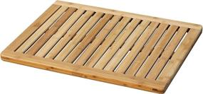 img 4 attached to Bamboo Bath Mat by Oceanstar FM1163: Enhancing your bathroom experience with sustainable luxury