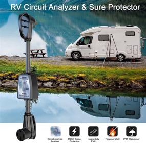 img 2 attached to ⚡ POWSAF RV Power Defender Voltage Protector/Monitor with Surge Protection - 50 Amp, 4100 Joules, Featuring User-Friendly Handles