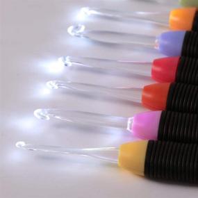 img 1 attached to Crochet Illuminated Knitting Ergonomic Handles