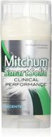 🌬️ mitchum unscented smart solid anti-perspirant deodorant - 2.50 oz logo