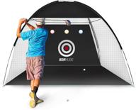 🏌️ roanude golf nets for backyard driving, target hitting net with carry bag for indoor/outdoor use logo