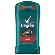 💪 degree men dry protection antiperspirant sport: ultimate odor and sweat defense, 2.7 oz logo