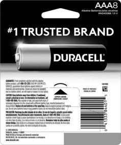 img 3 attached to Duracell CopperTop AAA Alkaline Batteries - 8 Pack - Long Lasting Triple A Battery for Household & Business - All-Purpose