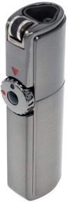 img 4 attached to 🔥 High-Powered Scorch Torch Skyline Triple Jet Flame Butane Torch Lighter for Cigarettes and Cigars + Punch Cutter Tool - Gun Metal Finish (Style 2)