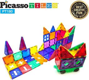 img 2 attached to Boost Imagination and Learning with PicassoTiles PT180 Construction Set