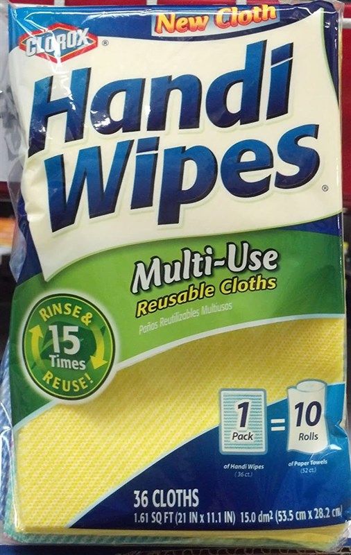 Handi Wipes Cloths, Reusable, Multi-Use - 36 cloths