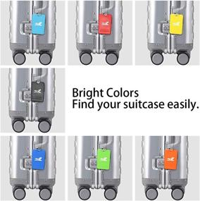 img 3 attached to 🧳 Assorted Suitcase Aphlos - Vibrant Colors for Eye-catching Luggage