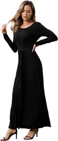 img 1 attached to Yaohuole Womens Dresses Length Sleeve Women's Clothing