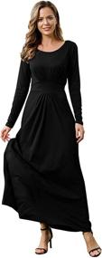 img 2 attached to Yaohuole Womens Dresses Length Sleeve Women's Clothing