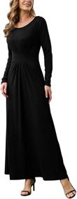 img 4 attached to Yaohuole Womens Dresses Length Sleeve Women's Clothing