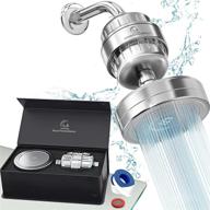 aquahomegroup luxury filtered shower head set: advanced 15 stage shower filter for hard water, chlorine & harmful substances removal - high output showerhead filter logo