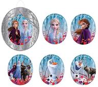 🎉 frozen 2 birthday prismatic party hats: 8" x 3.75", pack of 8 - fun accessories for kids' celebrations logo