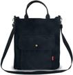 lsxcsm corduroy shoulder handbags crossbody women's handbags & wallets in hobo bags logo