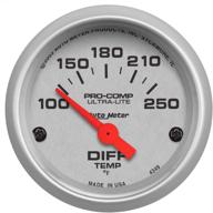 auto meter 4349 differential temperature logo