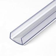 🔌 outwater plastics 341-cl clear 3/4&#39;&#39; rigid vinyl clear plastic u-channel/c-channel 36 inch lengths (pack of 4) - durable clear vinyl channels for versatile usage логотип