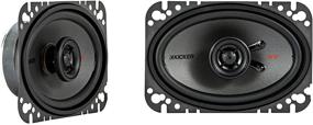 img 3 attached to KICKER 47KSC4604 Колонки автомобильных аудиосистем серии KS, низкопрофильные, 4x6 дюймов, 4 Ом (пара) - 15-75 Вт RMS мощности, фабричная замена, улучшение вашей звуковой системы.