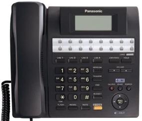 img 1 attached to 📞 Panasonic KX-TS4200B: 4-Line Integrated Phone System, Expandable up to 16 Stations with Speakerphone - Black