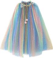 🌈 vibrant rainbow summer cloak princess d49multicolored: a colorful must-have for summer fashion logo