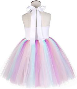 img 1 attached to 🦄 Magical Unicorn Costume Outfit with Headband for Birthday Celebration