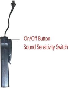 img 3 attached to Enhance Your Space with TDLTEK 5 Pack [Sound Activated] El Wire Glowing Neon Light - Four Mode Controllers for Solid, Strobe, Sound Activation & Off