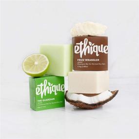 img 2 attached to Ethique Dry Hair Shampoo & Conditioner Set - Frizz Wrangler & Guardian. Sustainable, Natural, Vegan, Eco-Friendly. 100% Compostable & Zero Waste. 6oz, Soap-Free, Plant Based.