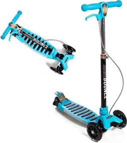 img 4 attached to 🛴 Maximize Your Fun with the High Bounce Max Glider Deluxe Folding Scooter - T-bar, Adjustable Handle, and Hand Brake Included!