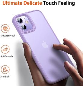 img 2 attached to 📱 TORRAS Shockproof iPhone 12/ iPhone 12 Pro Case - Military Grade Drop Tested, Purple