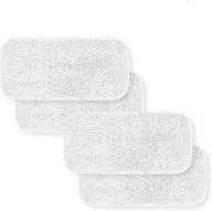 🧹 hycles sienna luna replacement microfiber mop pads - 4 pack for ssm-3006 steamer head with washable cleaning pads for floors logo