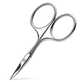 Cuticle Scissors, Eyebrow Scissors for Women, Stainless Steel Curved Blade  Little Manicure Scissors