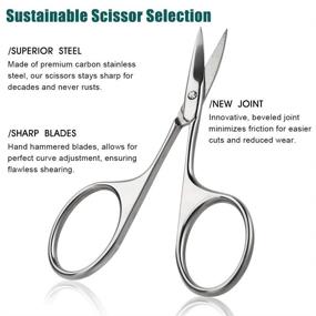 BEZOX Extra Fine Curved Cuticle Scissors, Super Thin Scissors for Cutical  Care Only, Professional Manicure Small Scissors, Stainless Steel Cuticle