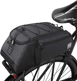 img 4 attached to 🚲 COTEetCI 8L Mountain Bike Rack Trunk Bag - Rear Bike Cargo Bag for Cycling, Outdoor Adventure, and Luggage - Shoulder Bag Included