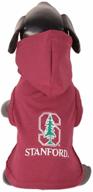 stanford cardinal cotton hooded xx small логотип