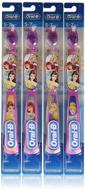 🦷 oral-b kids manual toothbrush: disney princess characters, soft bristles | 6 count (pack of 1) logo