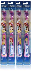 img 3 attached to 🦷 Oral-B Kids Manual Toothbrush: Disney Princess Characters, Soft Bristles | 6 Count (Pack of 1)