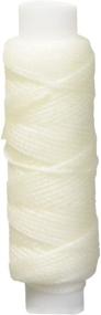 img 1 attached to 🧵 Waxed Nylon Thread by Tandy Leather - 25 yards (22.9m) - White - Product Code 1227-03