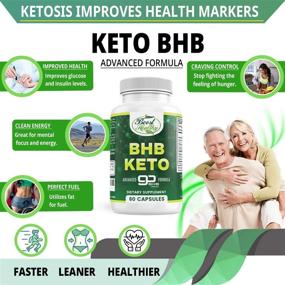 img 3 attached to 🔥 Keto BHB Capsules for Optimal Fat Energy Conversion through Ketosis, Metabolism Support, Craving Management, Enhanced Focus & Energy, Ideal Ketogenic Supplements for Men and Women - 30 Day Supply