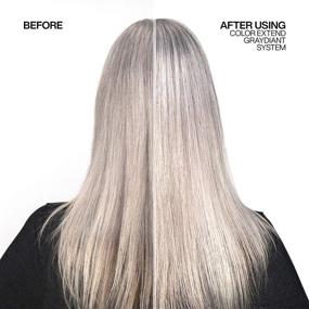 img 3 attached to 🌪️ Redken Color Extend Graydiant: Revitalize Gray & Silver Hair with Purple Shampoo & Hair Toner