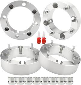 img 4 attached to 🔧 Set of 4 ATV UTV Wheel Spacers, 2 inch 4x156mm, for Polaris 2014+ RZR XP 1000, 2015+ RZR and 2013+ Ranger. 4/156 Wheel Spacers with 12x1.5 Studs &amp; 131mm