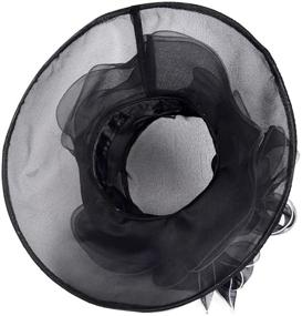 img 1 attached to JESSE · RENA Women's Church Derby Dress Fascinator Bridal Cap - British Tea Party Wedding Hat with Enhanced SEO