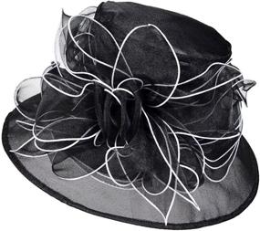 img 3 attached to JESSE · RENA Women's Church Derby Dress Fascinator Bridal Cap - British Tea Party Wedding Hat with Enhanced SEO